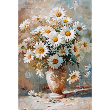 Acrylic Canvas of Flowers in a Vase